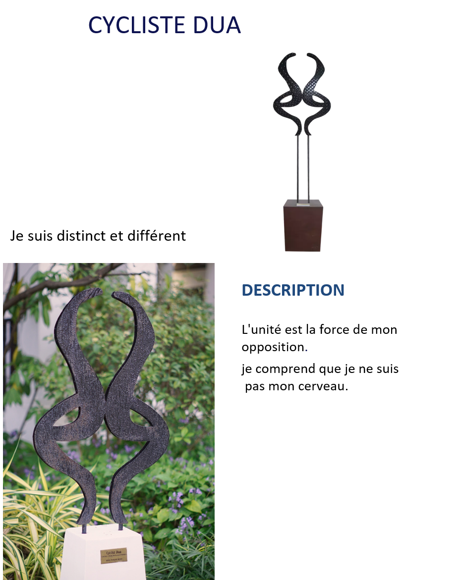 Sculpture en métal de Francois Renno