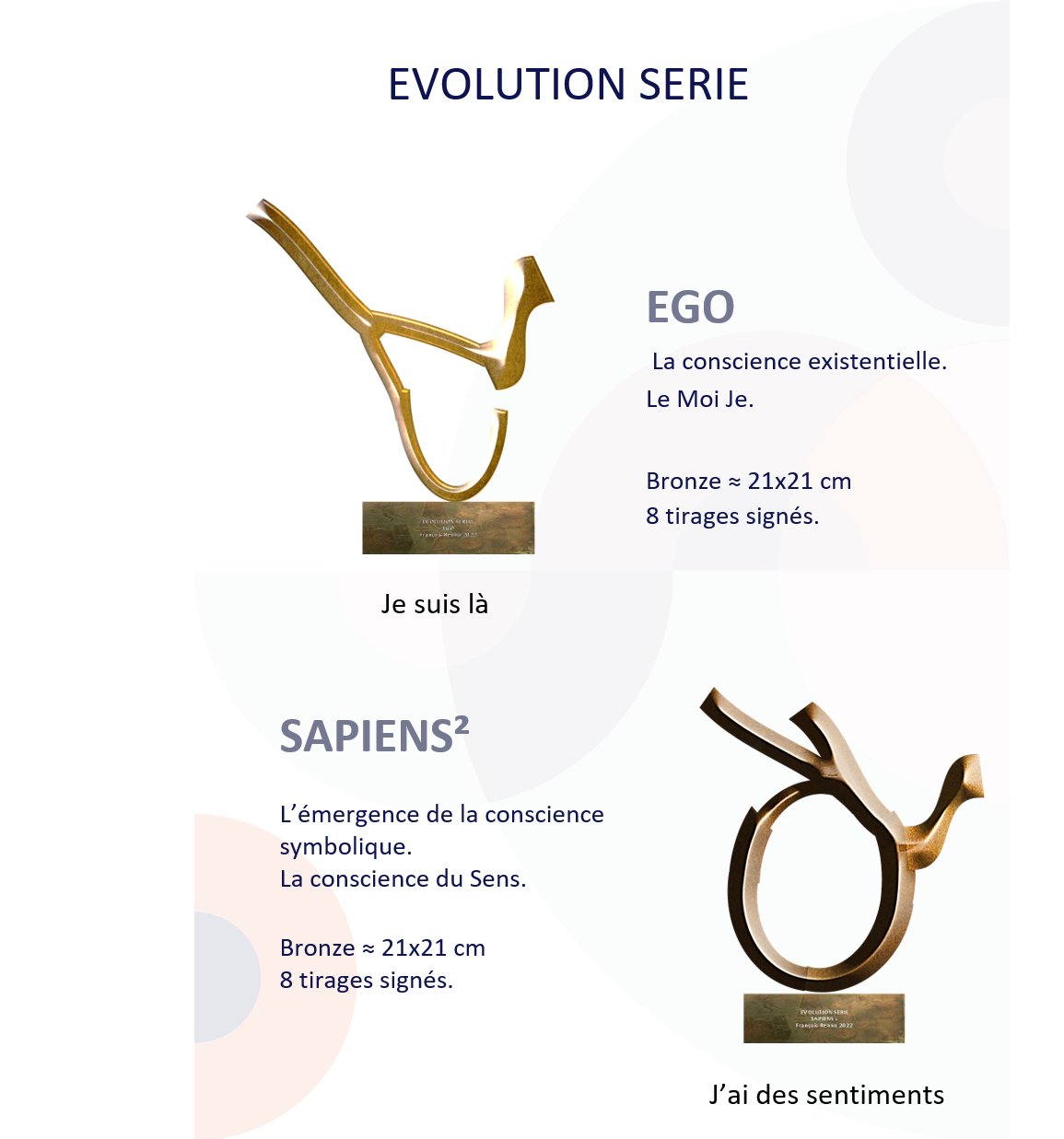 Sculpture en bronze de Francois Renno