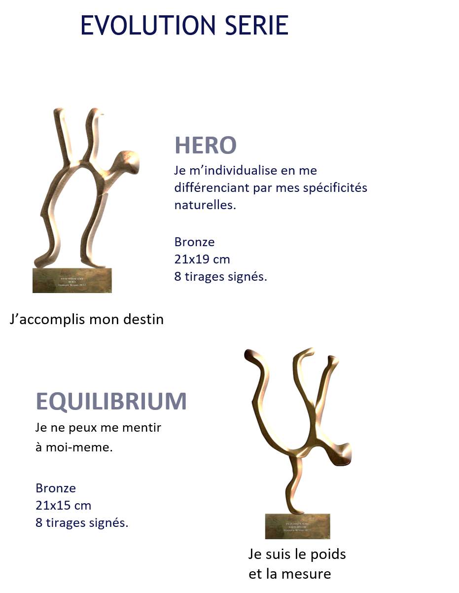 Sculpture en bronze de Francois Renno