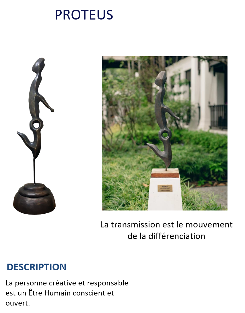 Sculpture en bronze de Francois Renno